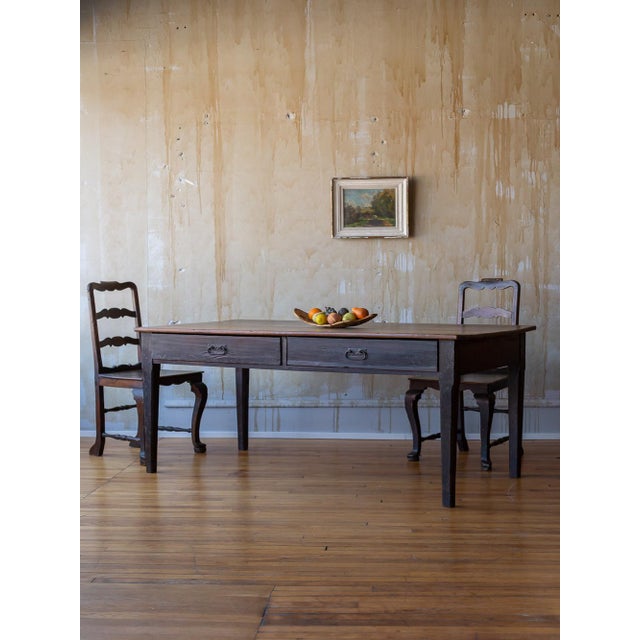 Tuscan Farmhouse Dining Table Seats 6 Chairish