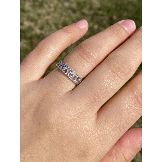 The Bev: Beverly K Signed Platinum and Diamond Band with Natural Diamonds For Sale In Philadelphia - Image 6 of 8