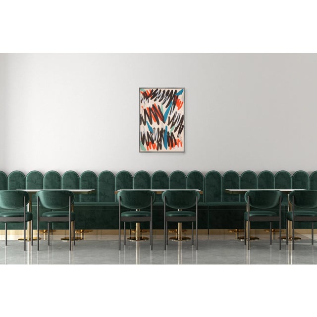 2023, Abstract Expressionist Painting, "Thinking About Cy", by Romina Milano For Sale - Image 4 of 8