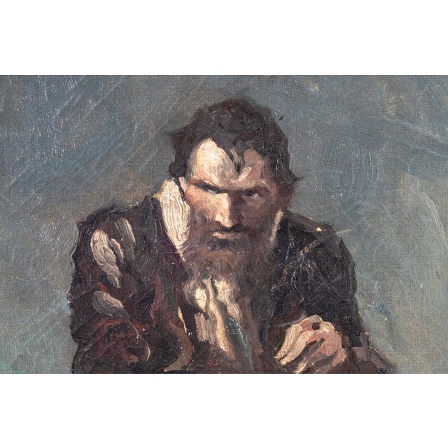 Frank Earle Schoonover The Four Witch Men Signed Illustrative Oil Painting 1924 For Sale In Detroit - Image 6 of 12