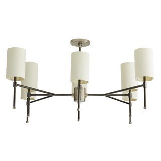 Arteriors Modern Silver Remington Chandelier For Sale