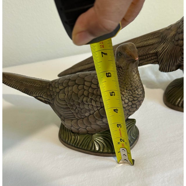 Coffee Vintage 1971 Pheasants Ceramics For Sale - Image 8 of 10