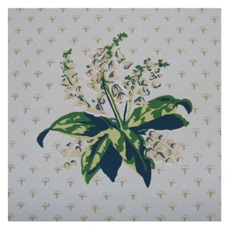 Vintage Wallpaper Roll - The Twigs Floral For Sale