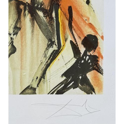 Salvador Dali, Clavilegnio, Dalinean Horses, Original Lithograph For Sale - Image 4 of 7