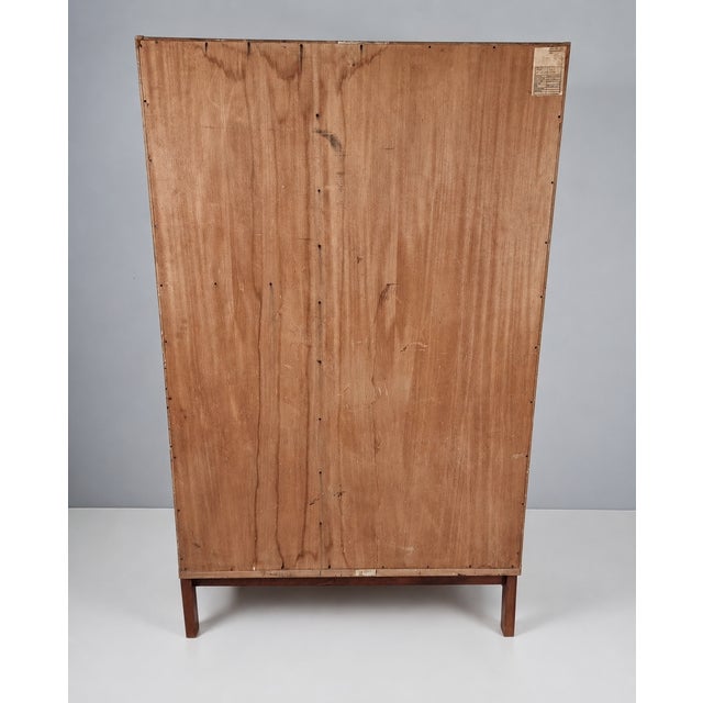 Brown Vintage Wardrobe in Beech, 1970s For Sale - Image 8 of 12