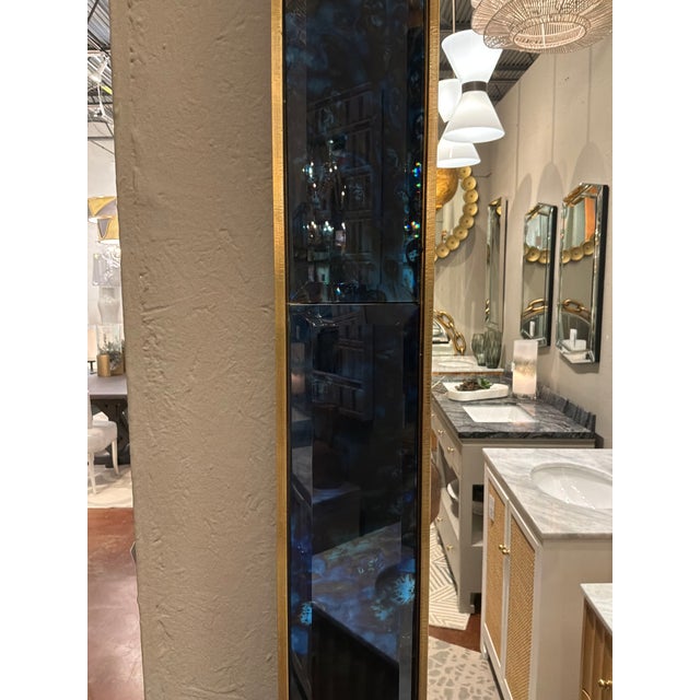 2020s Villa & House / Etienne Large Mirror/ Blue For Sale - Image 5 of 5