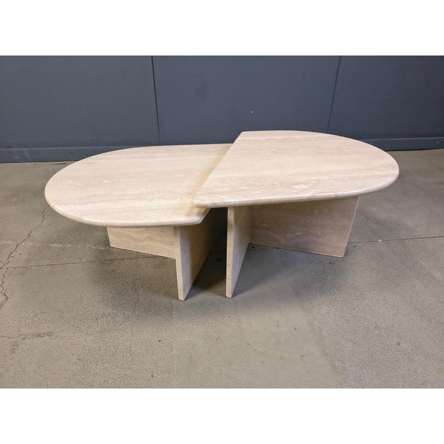 Vintage Travertine Coffee Tables, 1970s, Set of 2 For Sale - Image 9 of 11
