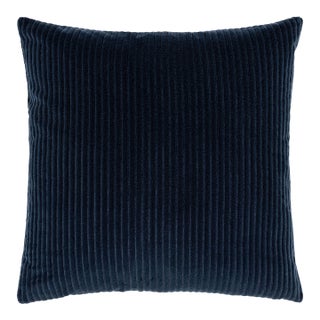 Scalamandre 22" x 22" Highlight Pillow in Blue For Sale