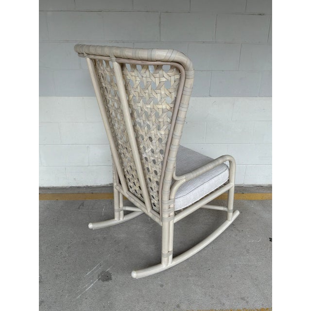 McGuire Exalt Rocking Chairs - Pair. For Sale - Image 9 of 12