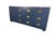 1960s Drexel Campaign Dresser Refinished in Navy For Sale In Philadelphia - Image 6 of 12
