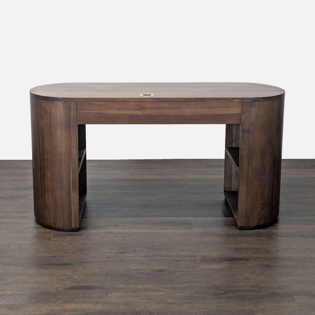 Four Hands Pilar Modern Wooden Desk With Storage and Drawer For Sale In San Francisco - Image 6 of 10
