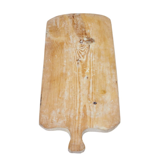 Rustic Early 20th Century Traditional Swedish Pine Breadboard, 1900s For Sale - Image 3 of 6