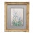 Carmel Foret 1983 Numbered Edition " Little Bearded Blue Iris" Pencil Signed Watercolor Print For Sale
