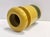 Ceramic Postmodern Blue and Yellow Glazed Vase and Bottles attributed to Parravicini, 1970s, Set of 3 For Sale - Image 7 of 15