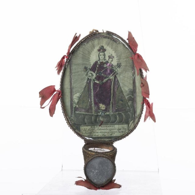 Our Lady of the Rosary Reliquary Register, 19th Century For Sale - Image 6 of 6