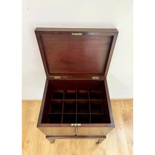 Early 19th Century Antique George III Mahogany Callarette, 1800s For Sale - Image 5 of 11