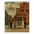 Circa 1950s "Street in Delft" Vintage Full Color Print After Vermeer For Sale