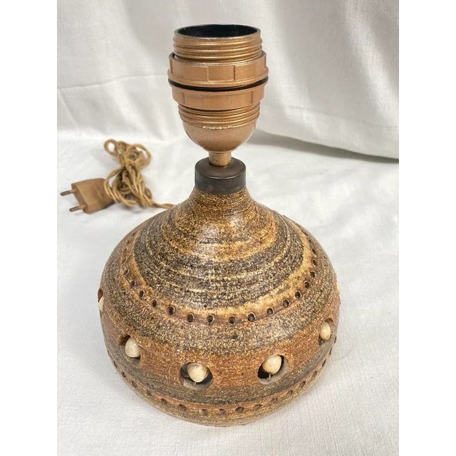 1970s Ceramic Lamp by Georges Pelletier, 1970 For Sale - Image 5 of 7