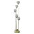 1970s Mid-Century Modern Mexican Five Tiered Floor Lamp For Sale - Image 4 of 17