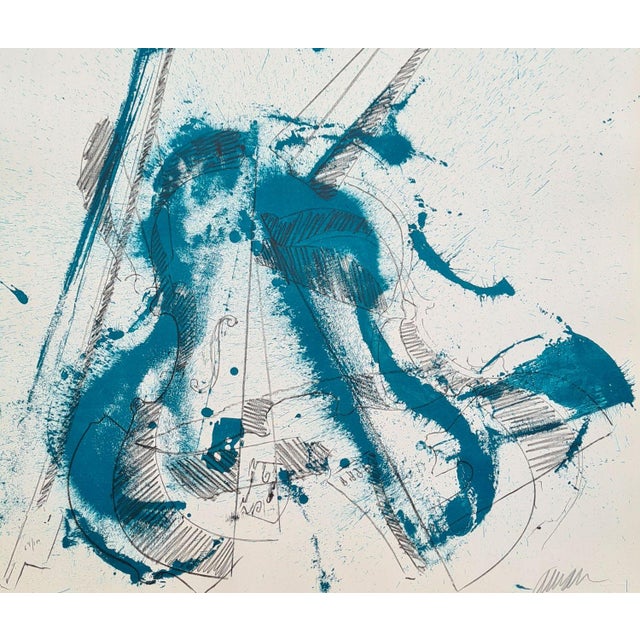 Arman, Colère de Violon, Original Lithograph For Sale - Image 3 of 6