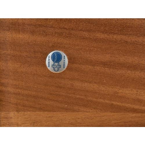 Wood Mid-Century Danish Rectangular Coffee Table in Teak attributed to Johannes Andersen for Silkeborg, 1960s For Sale - Image 7 of 8