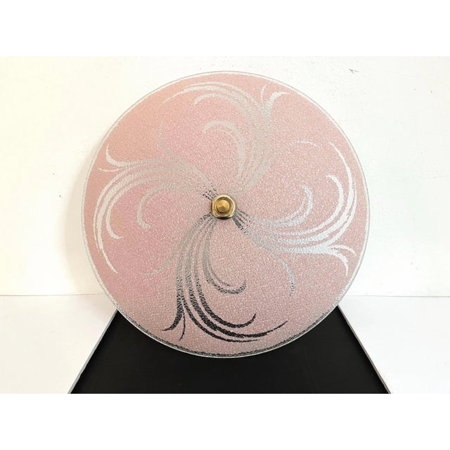 Moe Light 1950s Pink Leaf Sprays Ceiling Light For Sale - Image 4 of 16