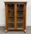 Arts & Crafts Antique Mission Arts & Crafts Quarter Sawn Oak Bookcase Display Cabinet For Sale - Image 3 of 10