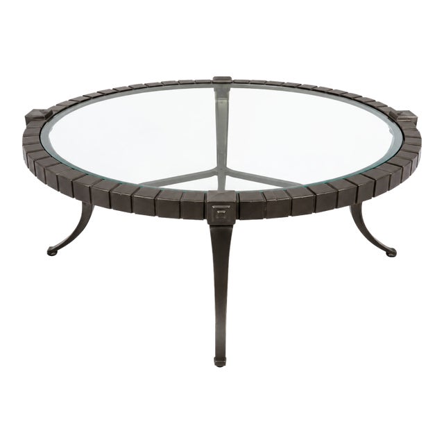 Thinline Aluminum Klismos Coffee Table For Sale
