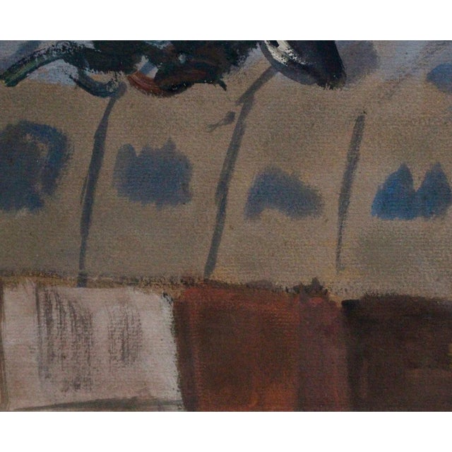 Charles Réal, Still Life with Pitcher, 1950s, Oil on Paper, Framed For Sale - Image 18 of 18