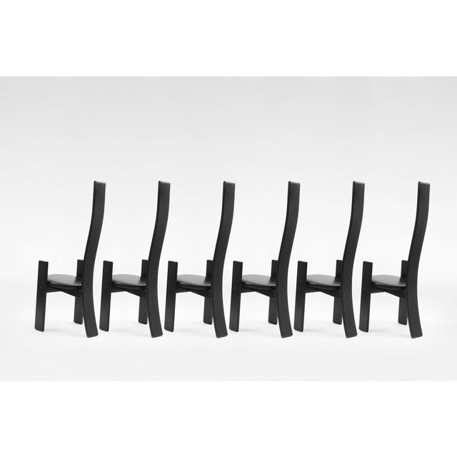 SD51 Golem Chairs by Vico Magistretti for Poggi, Italy, 1968, Set of 6 For Sale - Image 6 of 8