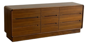 Vintage Teak 6-Drawer Dresser