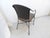Charcoal Vintage Brutalist Iron Table & 4 Chairs For Sale - Image 8 of 8