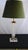 Vintage Acrylic Glass Fabric Shade Table Lamp, 1980s For Sale - Image 11 of 16