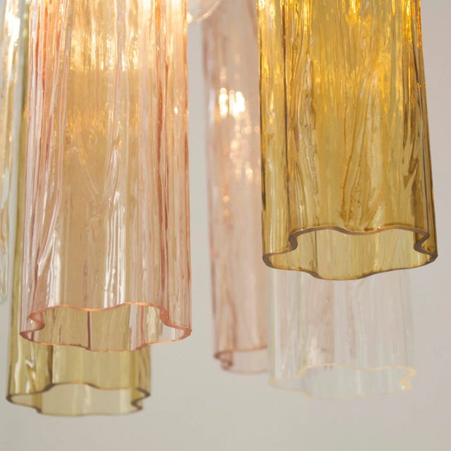 Metal Suspension Lamp in Murano Glass, Italy, 1990s For Sale - Image 7 of 13