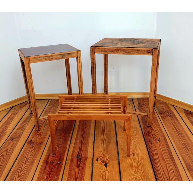 Flowerbed Bench from Thonet, Czechoslovakia, 1960s, Set of 3 For Sale - Image 15 of 15