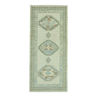 Turkish Oushak Rug 2'10" x 6'5" #20013 For Sale