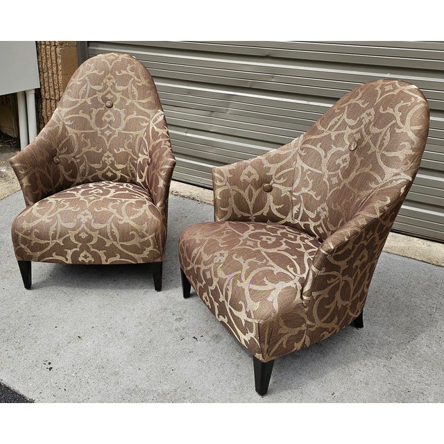 Donghia Late 20th Century Pair of John Hutton for Donghia "Ghost" Chairs For Sale - Image 4 of 8