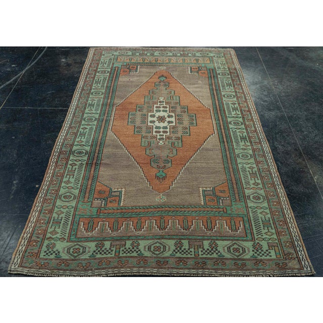 Turkish Vintage Rug 4' x 7'2" #20501 Explore a curated collection of hallway runners, wool rugs, and handmade masterpieces...