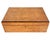 American 19th C Burled Walnut & Bird's Eye Maple Campaign Flip Top Lap Desk For Sale - Image 4 of 17
