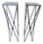 Classical Wrought Iron Pedestals, 1950s, Set of 2 For Sale