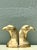 Late 20th Century Vintage Polished Brass Eagle Head Bookends - A Pair For Sale - Image 5 of 12