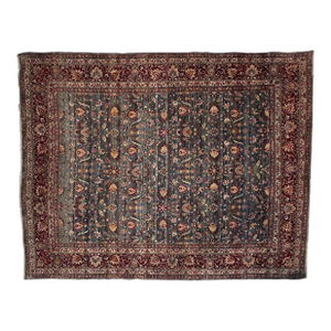 Antique Signed Persian Lavar , 12' X 15'