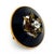 This powerful and evocative Victorian mourning brooch is a deeply symbolic jewel, reflecting the solemn beauty and...