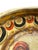 Peter Ompir Signed Tin Bowl Large 17" Rooster Folk Art Hand Painted Toleware For Sale - Image 4 of 6