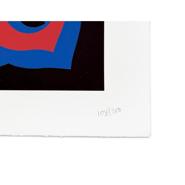Street Art Ben Eine, Love, Hand Signed Screen Print, Street Art, 31 X 31 In. Framed For Sale - Image 3 of 3