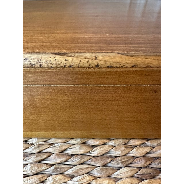 Vintage Mid-Century Handmade Inlaid Box With Internal Shelf For Sale - Image 9 of 18