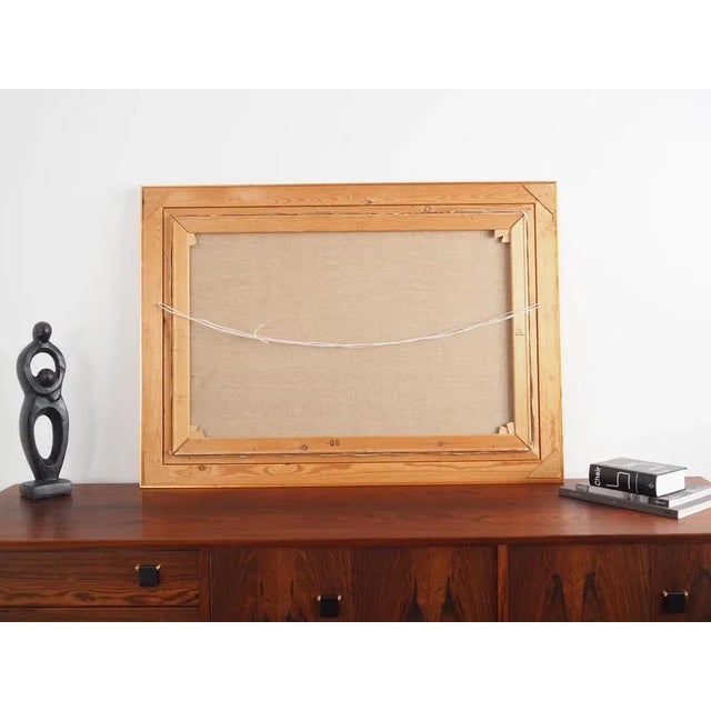 Scandinavian Artist, The Broken Tree, 1970s, Oil on Canvas, Framed For Sale - Image 11 of 12