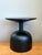 Vintage Modernist Black Wood Accent Table For Sale - Image 4 of 18