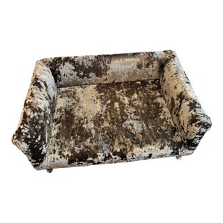 Crushed Velvet Dog Bed For Sale