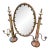 Antique Early 20th Century Victorian Sheffield Large Silver-Plated Table Mirror For Sale
